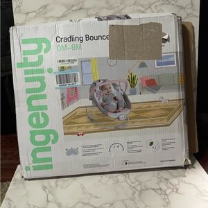 Ingenuity Baby Cradling Bouncer - Soft Pink